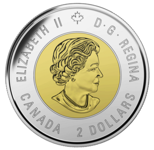 2015 Toonie - John A Macdonald obverse